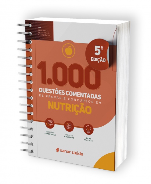 1.000 Questões Comentadas De Provas E Concursos Em Nutrição - 5ª Edição