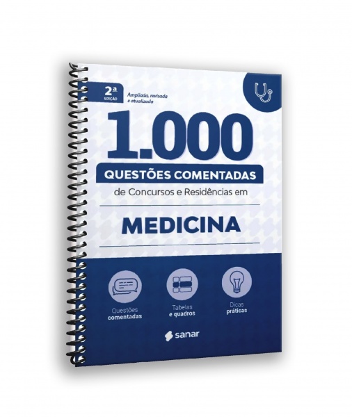 1.000 Questões Comentadas De Concursos E Residências Em Medicina - 2ª Edição